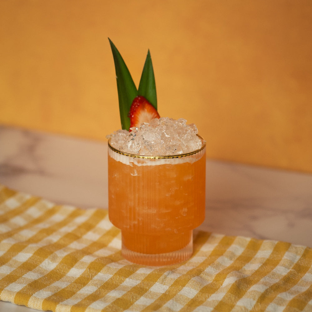 The Dunderstruck: A sweet, bitter, and tropical fruit cocktail