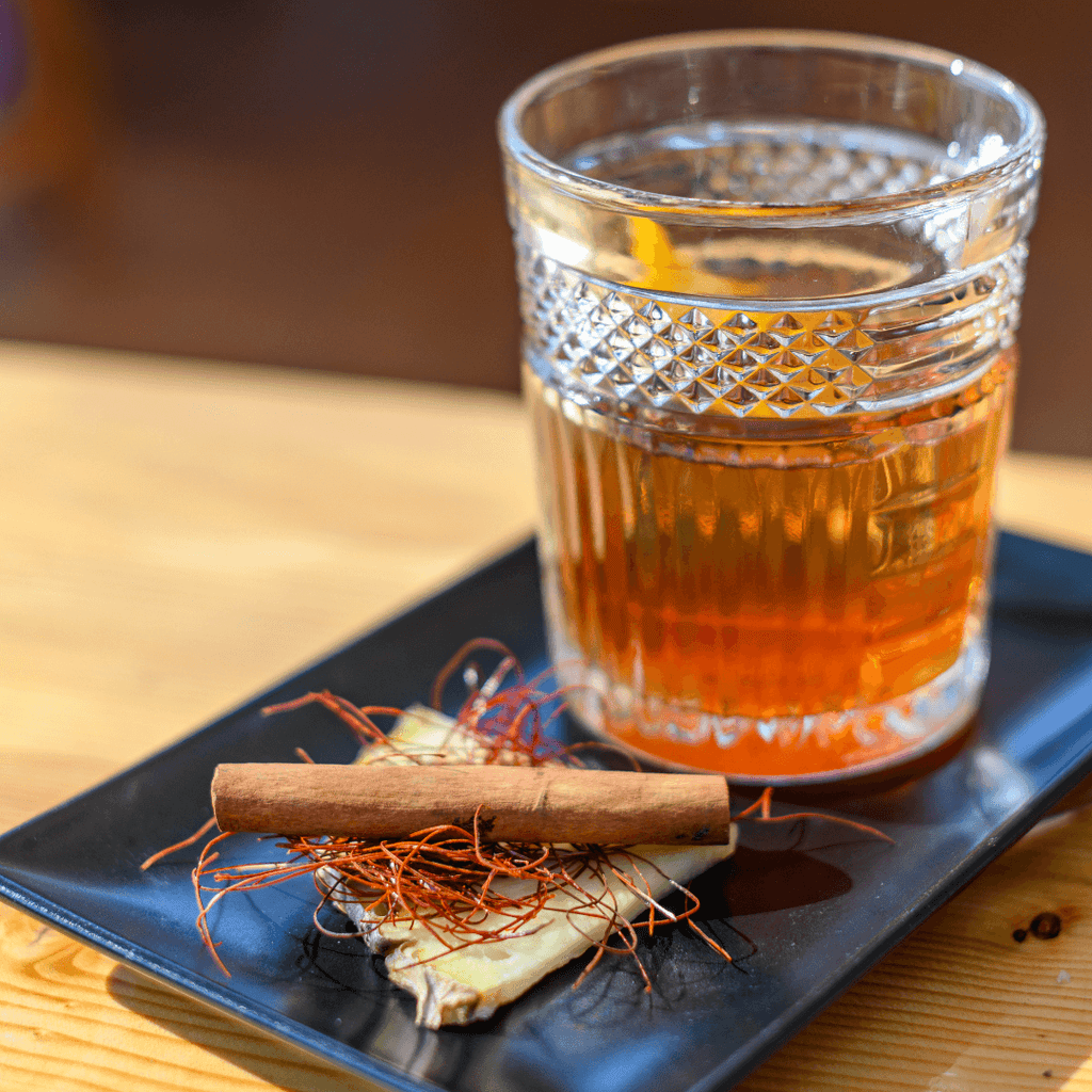Winter's Traveler Punch Cocktail Recipe featuring Ancho Chile Reyes
