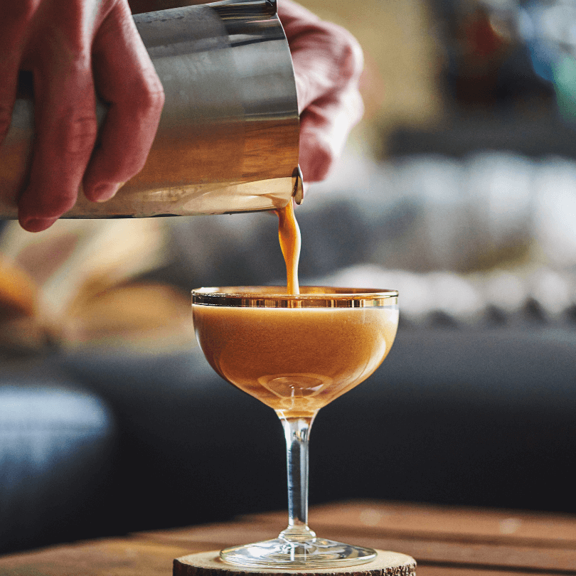 In The Heat of The Night: An Espresso Martini featuring Mr Black and Ancho Chile Reyes
