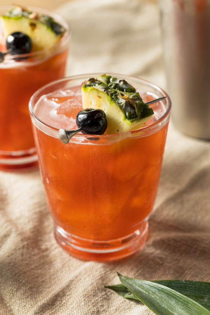The Jungle Oiseau: a cocktail recipe featuring Rhum Agricole & Campari