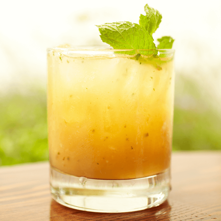 Fourth of July Cocktail Recipe: The Firecracker Fizz featuring Aged Rum & Cherry Heering