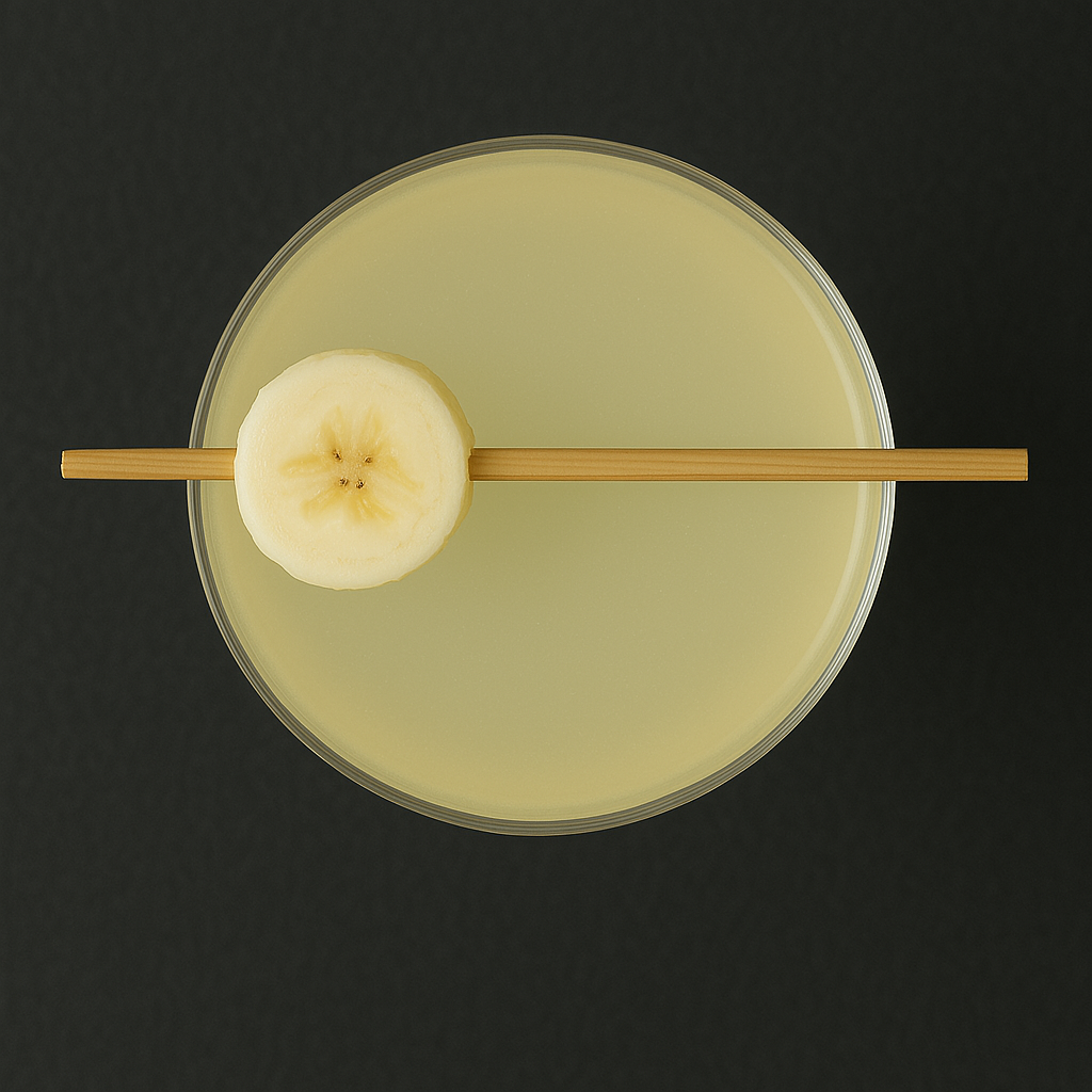 Beija Flor, a cocktail recipe featuring Cachaca, Cointreau, and Banana Liqueur