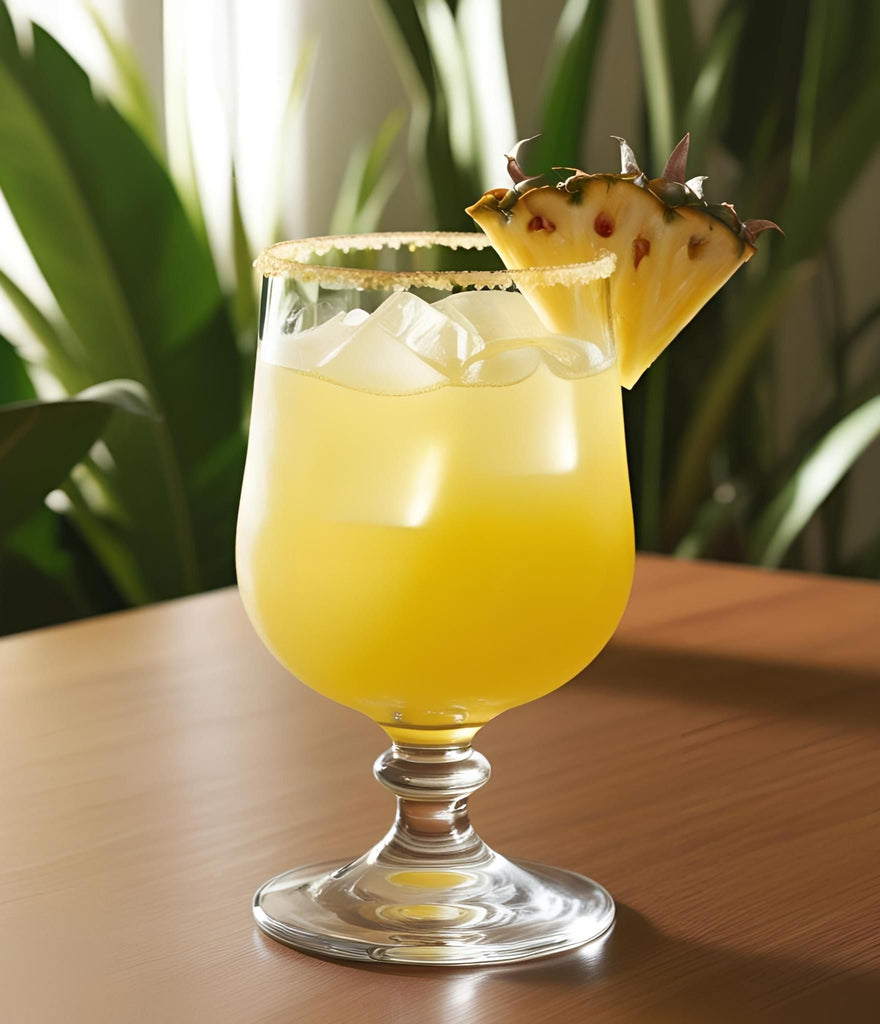 Brooklyn Burro featuring white rum, fiery ginger syrup, and bitters