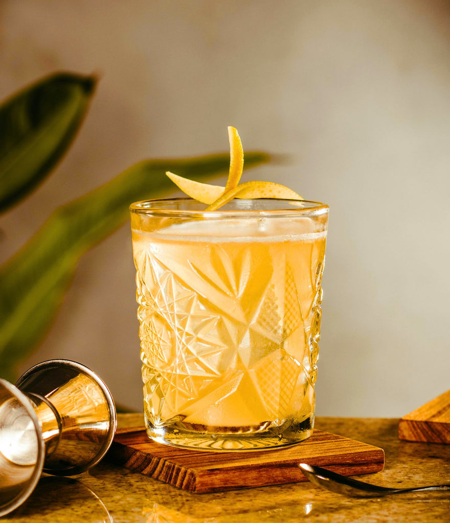 The Reno, a cocktail recipe featuring Amaro Montenegro, Cocchi Americano Bianco, Suze, & Italicus
