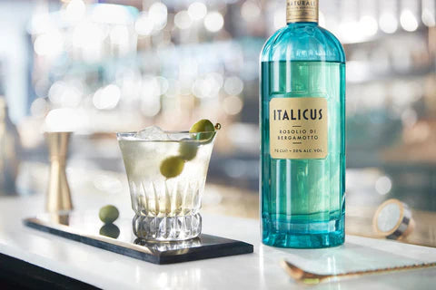 Negroni Bianco Cocktail Recipe featuring ITALICUS Rosolio di Bergamotto