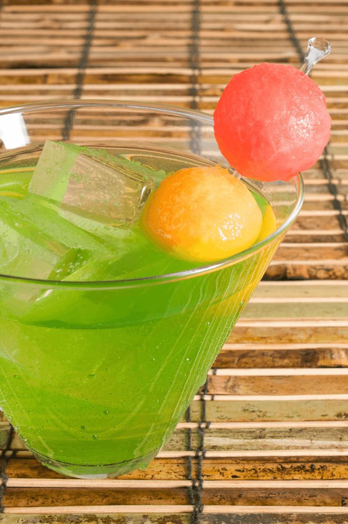 Having a ball with this summer cocktail: the Melon Whisky Sour