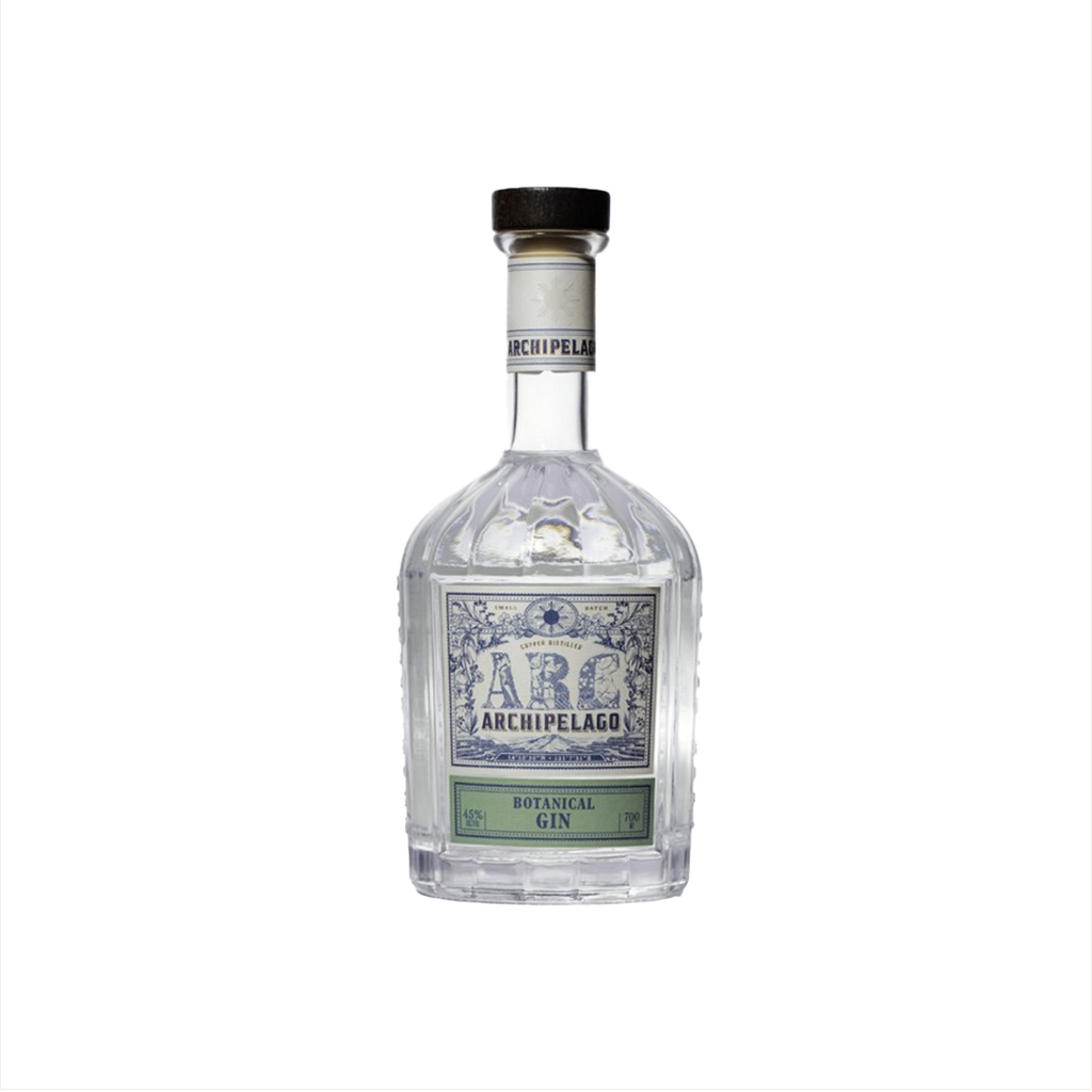 Bottle of Archipelago Botanical Gin.