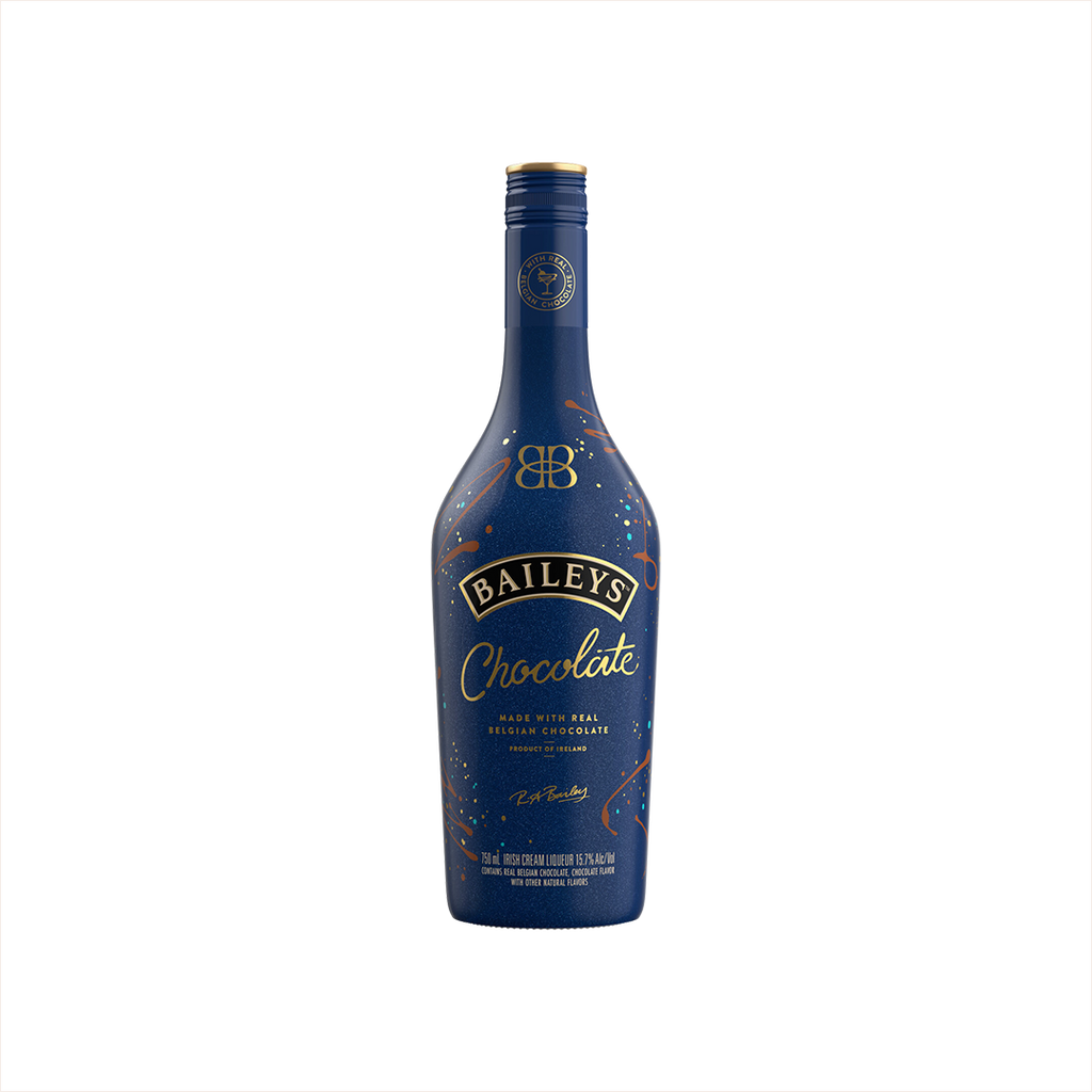 Bottle of Baileys Chocolate Irish Cream Liqueur.