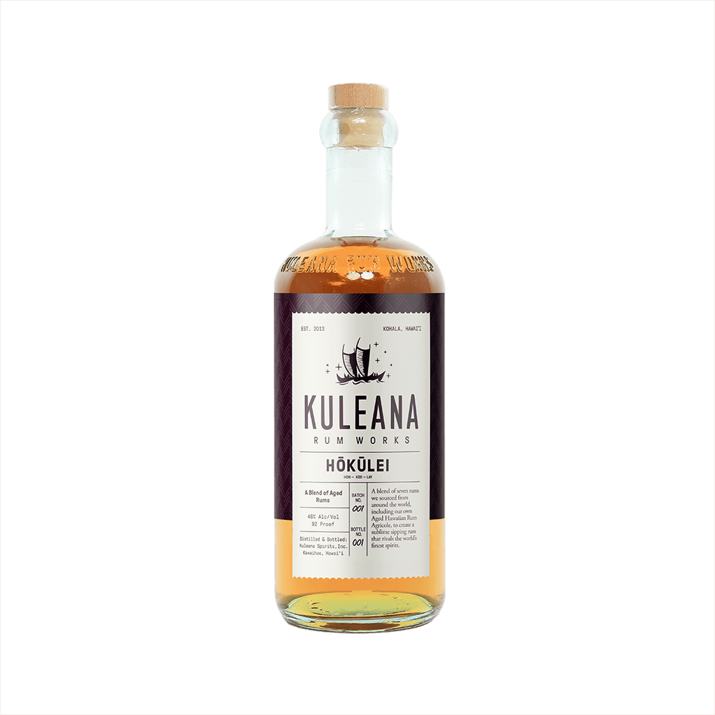 Bottle Kuleana Hokulei Aged Rum.