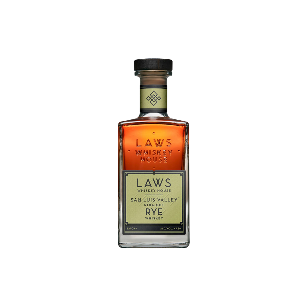 Bottle of Laws San Luis Valley Straight Rye.