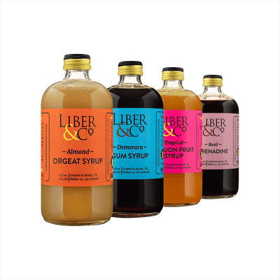 Tiki Essentials from Liber & Co.: Almond Orgeat, Demerara, Passion Fruit, & Real Grenadine product image