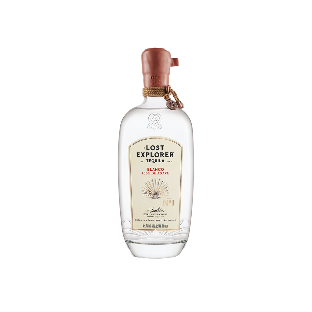 Bottle of The Lost Explorer Tequila.