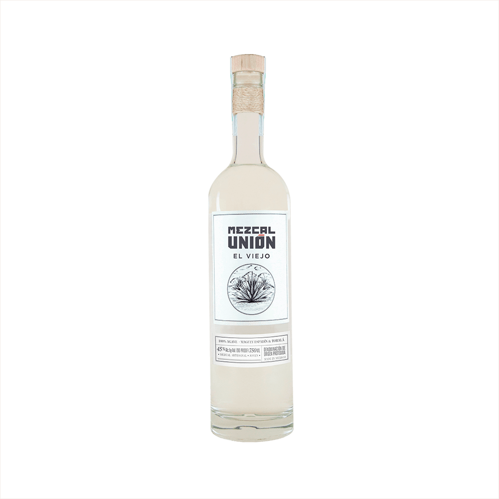 Bottle of Mezcal Unión El Viejo.