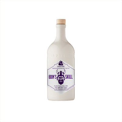 Bottle of Dansk Mjod Odin's Skull Mead.  product image