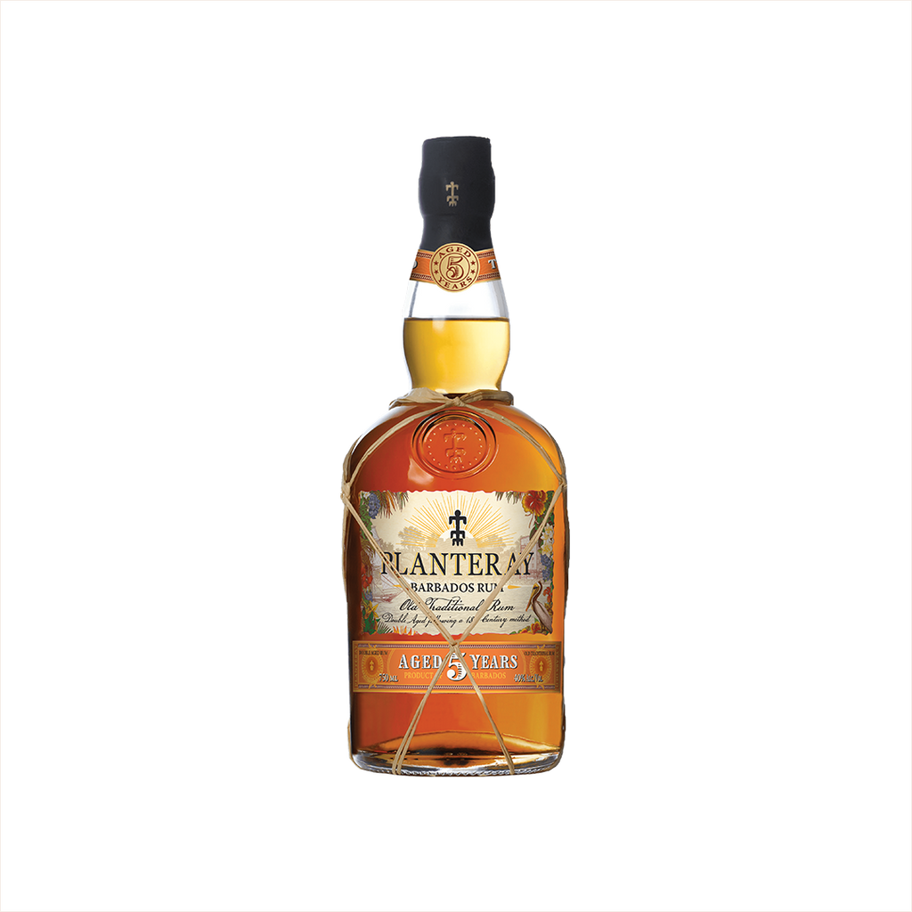 Bottle of Planteray 5 Year Rum.