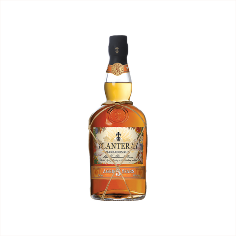 Bottle of Planteray 5 Year Rum.