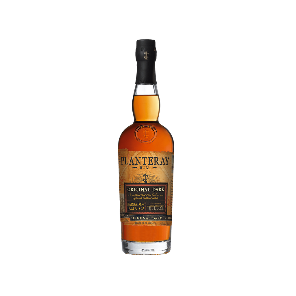 Bottle of Planteray Original Dark Barbados Jamaica Rum - formerly Plantation