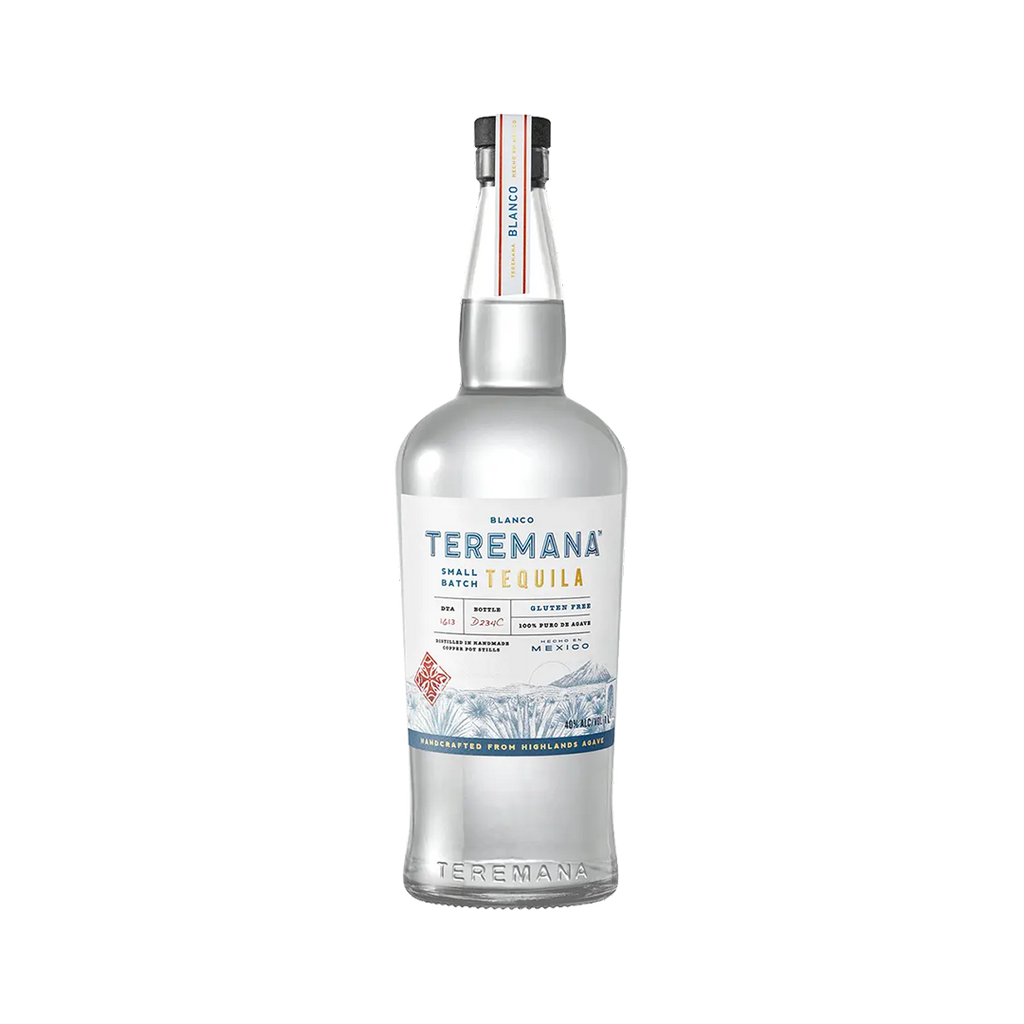 Bottle of Teremana Blanco Tequila.