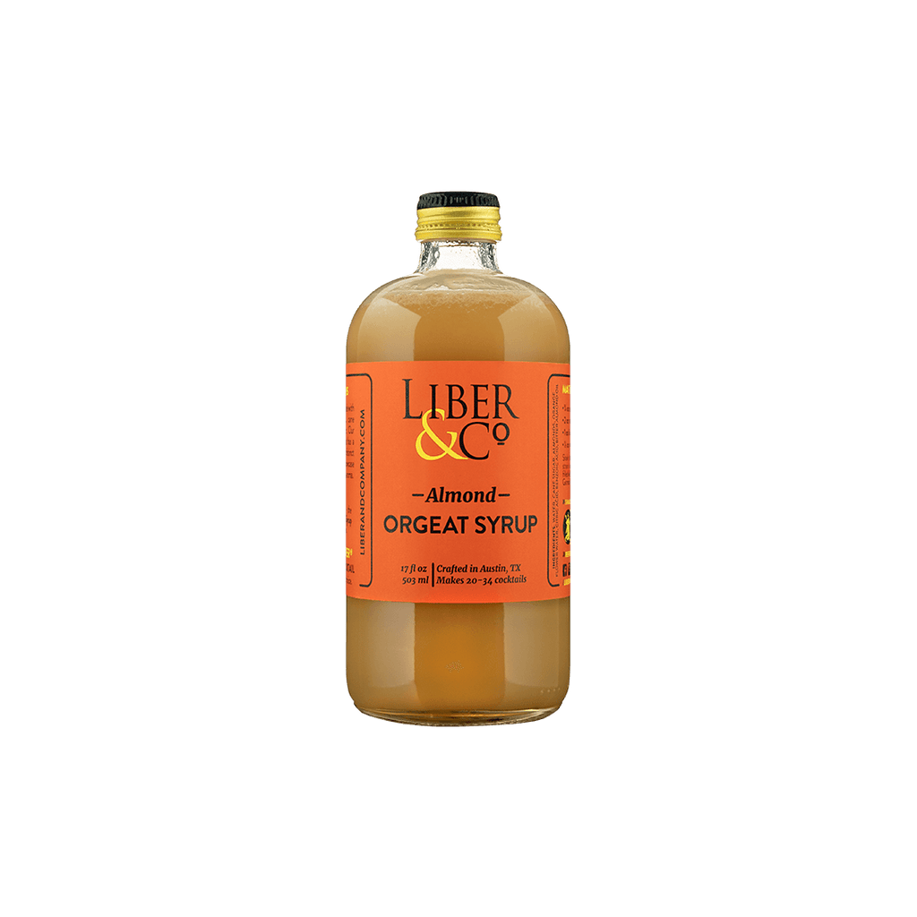 Bottle of Liber & Co Almond Orgeat.