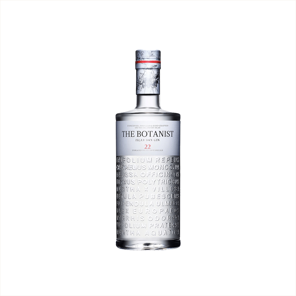 Bottle of The Botanist Islay Dry Gin.