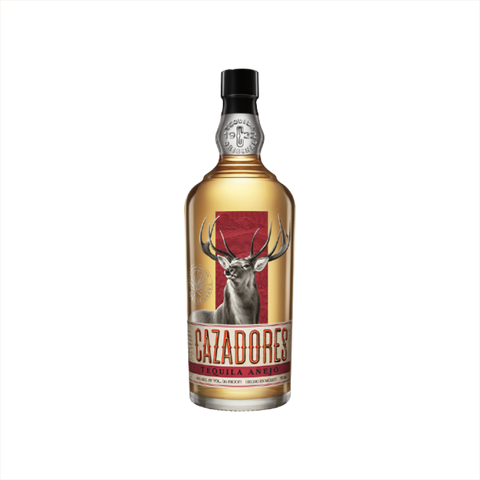 Bottle of Cazadores Añejo Tequila