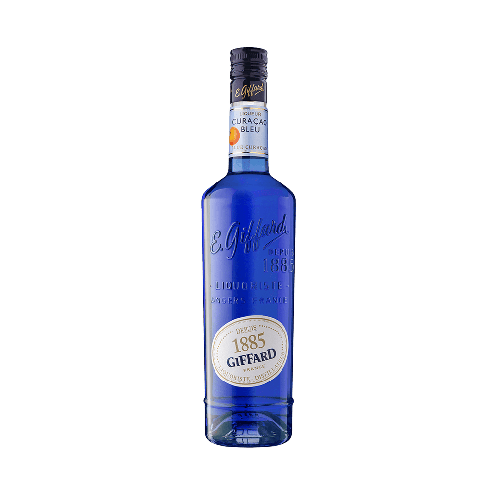 Bottle of Giffard Blue Curacao