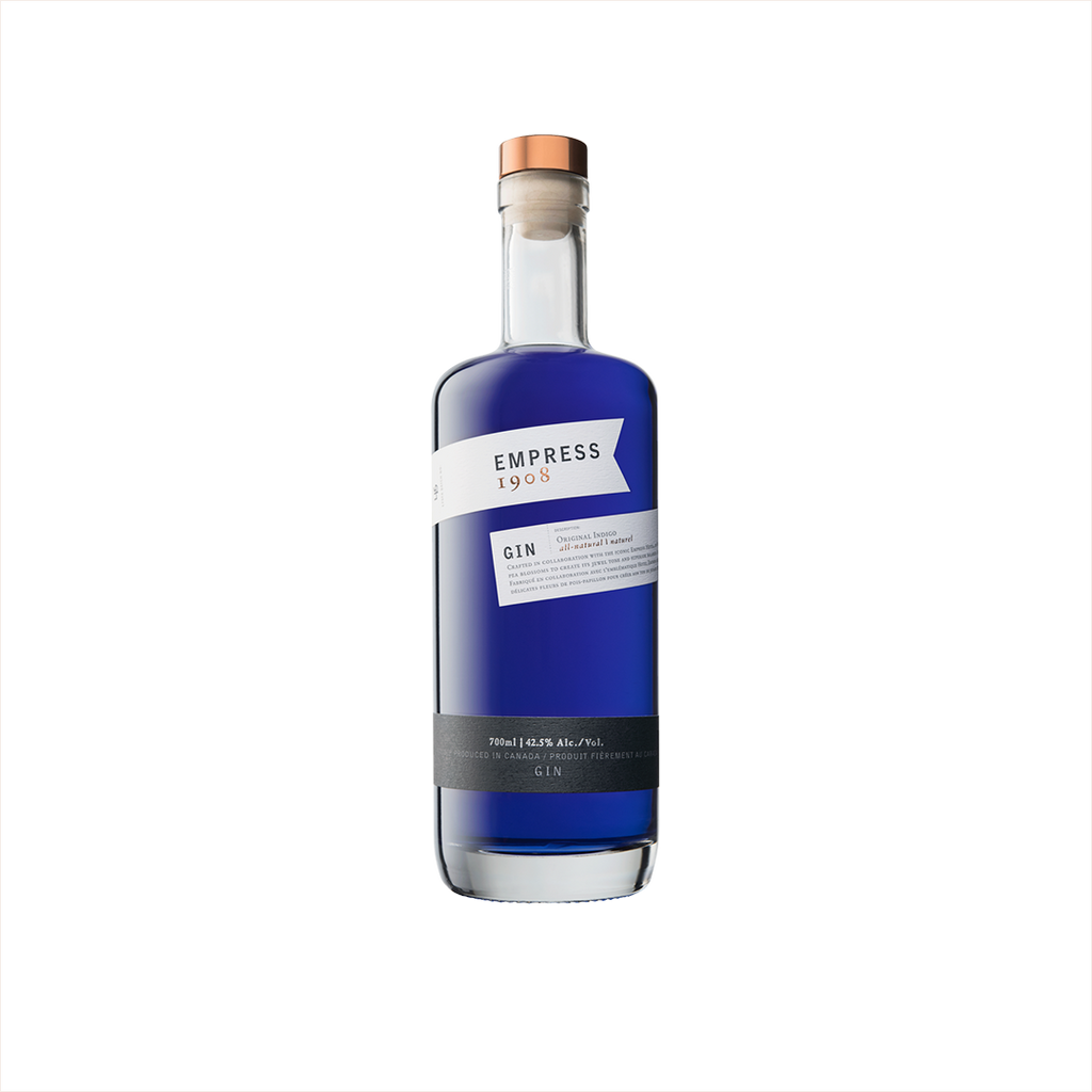 Bottle of Empress 1908 Gin.