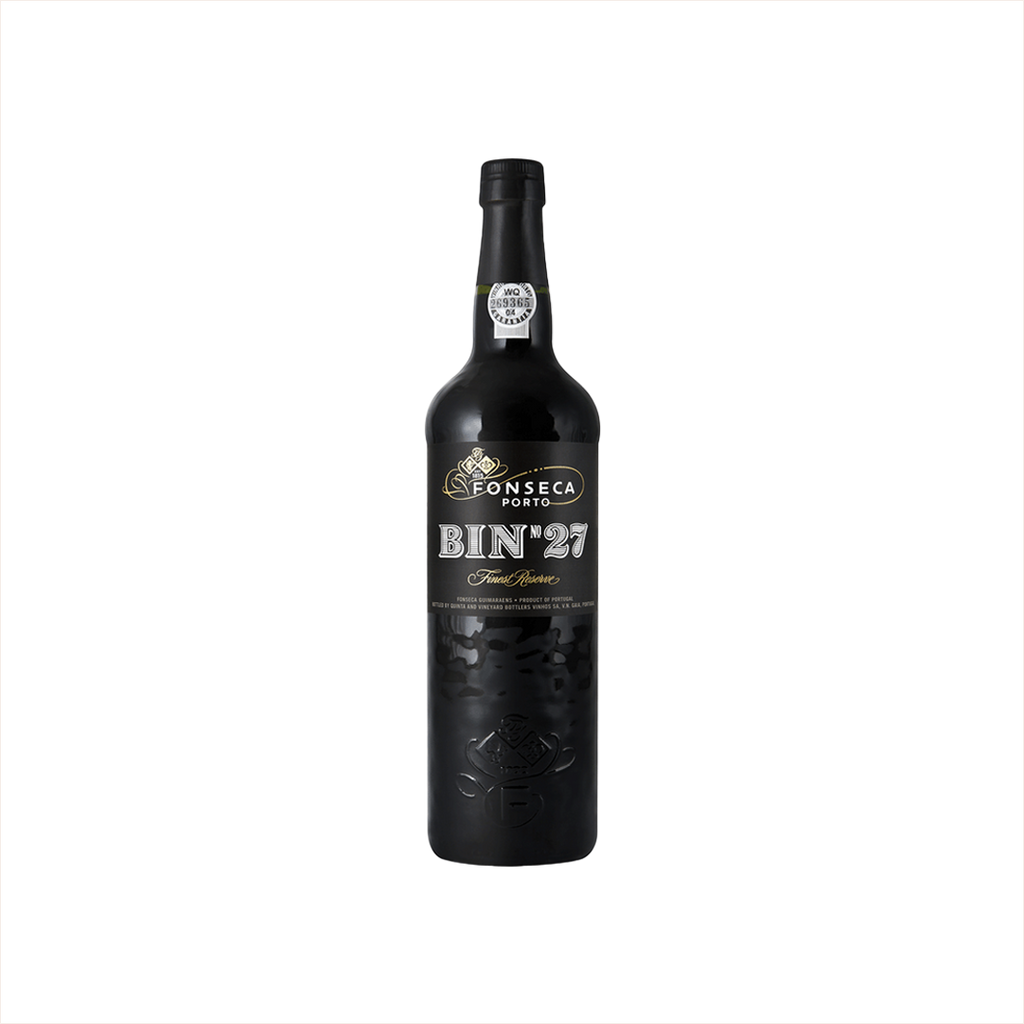 Bottle of Fonseca Bin #27 Port Wine.