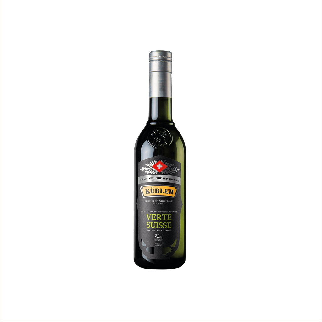Bottle of Kübler Verte Suisse Absinthe 375ml.