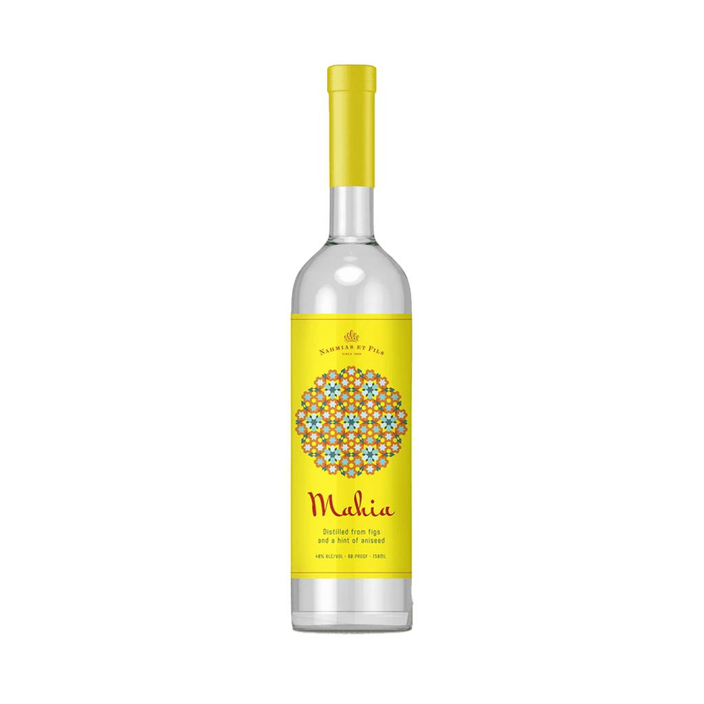 Bottle of Mahia Fig Liqueur.