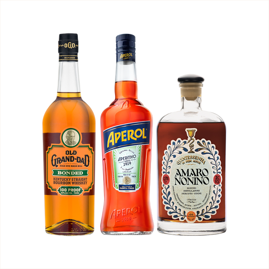 Paper Plane Set: Old Grand-Dad + Aperol + Amaro Nonino