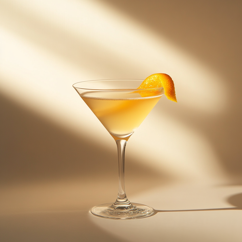 A photo of the Embassy Cocktail cocktail containing Hennessy V.S. Cognac, Planteray 3 Stars White Rum, Giffard Triple Sec, Freshly squeezed lime juice, Angostura Aromatic Bitters in a Martini.