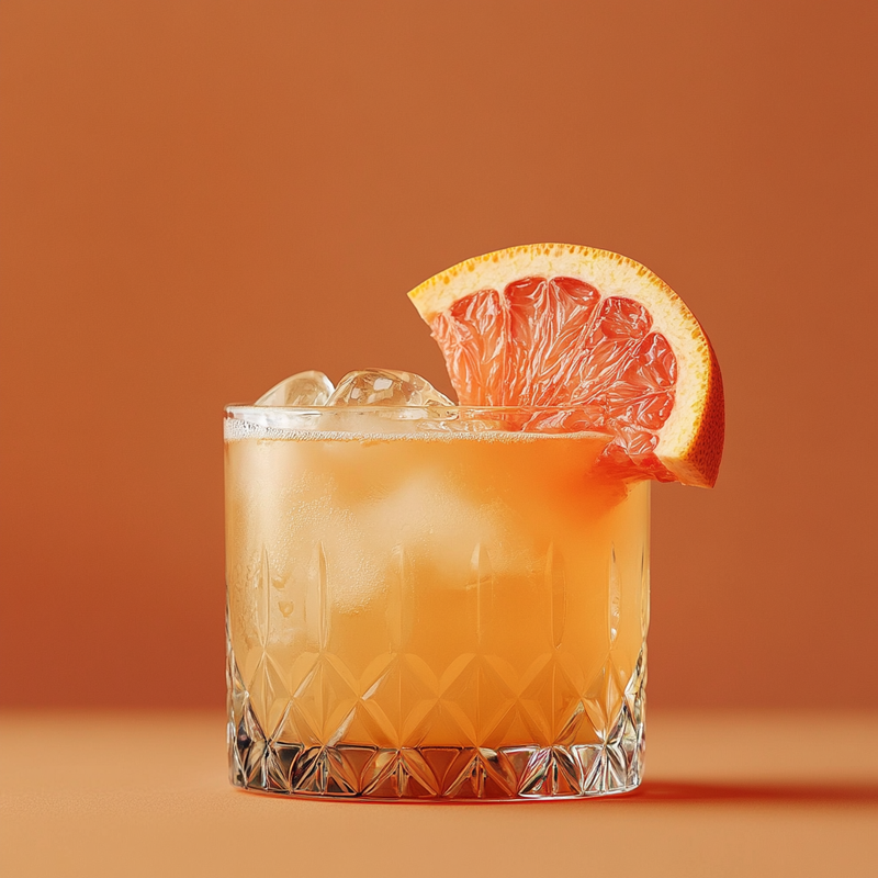 A photo of the Honeyed Mardi Gras cocktail containing Smith & Cross Traditional Jamaica Rum, Runny honey, Freshly squeezed pink grapefruit juice, Angostura Aromatic Bitters in a Old-Fashioned.