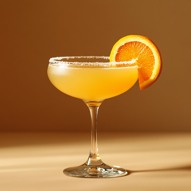 A photo of the Red Lion cocktail containing Beefeater London Dry Gin, Grand Marnier, Freshly squeezed lemon juice, Freshly squeezed orange juice in a Coupe.