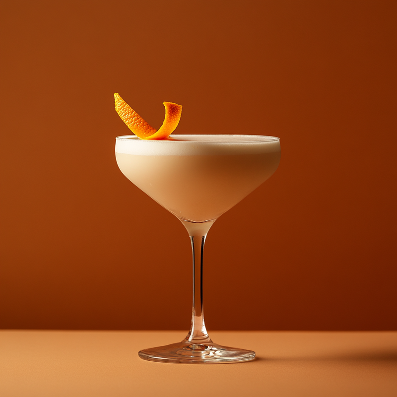 A photo of the Cocoa Gin-tini cocktail containing Beefeater London Dry Gin, Giffard Triple Sec, Marie Brizard Crème de Cacao White, Chilled water (reduce if wet ice) in a Martini.