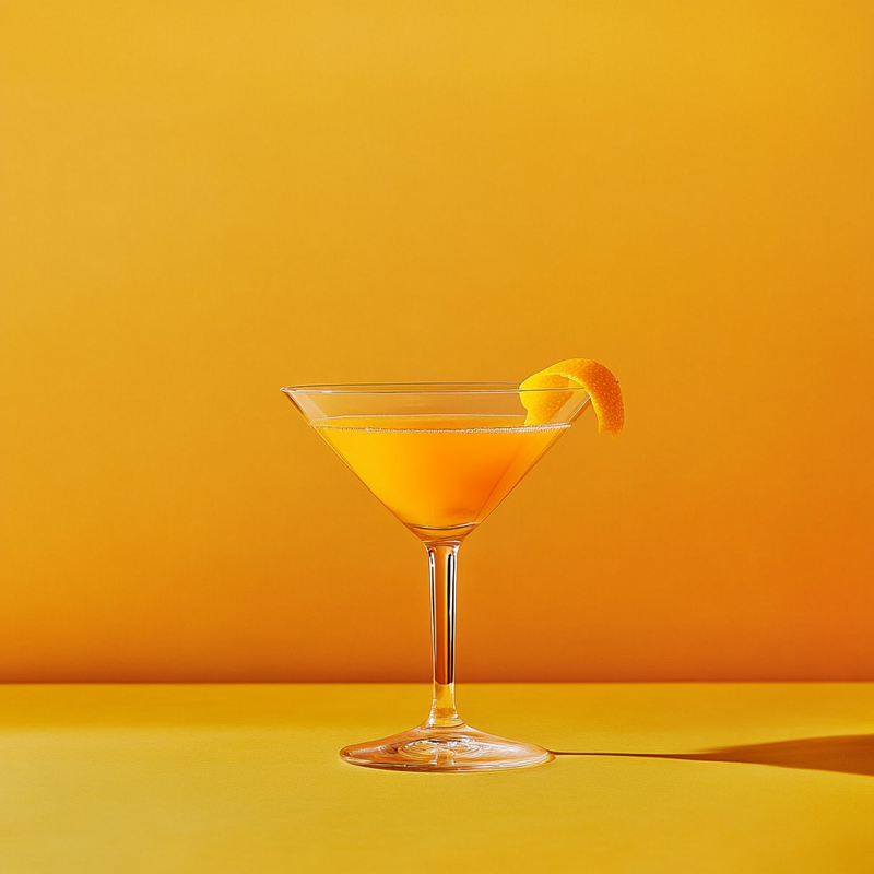 A photo of the Maple Bourbon Twist cocktail containing Savage & Cooke Cask Finished Bourbon, Freshly squeezed lemon juice, Maple syrup, Carpano Punt E Mes Sweet Vermouth in a Martini.
