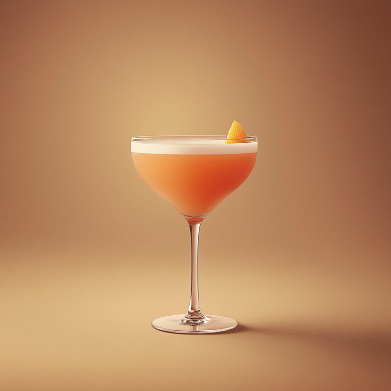 A photo of the Sunny Hive Martini cocktail containing Beefeater London Dry Gin, Runny honey, Campari Aperitivo, Freshly squeezed lemon juice, Fee Brothers Fee Foam Egg White Alternative in a Martini.