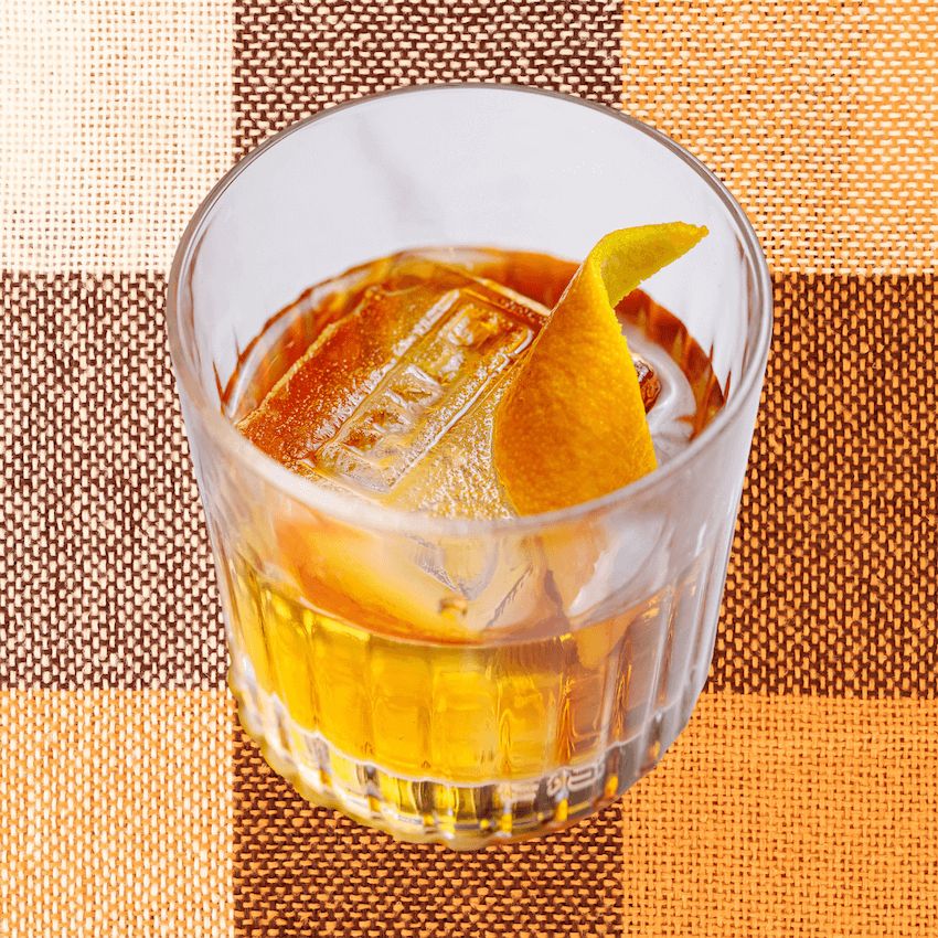 The Flannel Shirt cocktail recipe: featuring scotch, amaro, and allspice dram