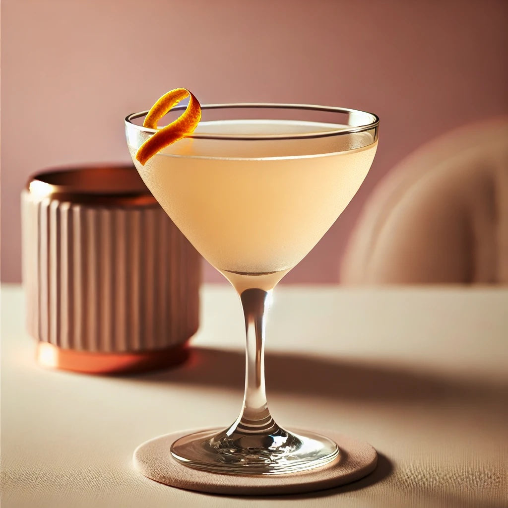 Hot & Bothered: A Cocktail Featuring Barrow's Intense Ginger Liqueur, Gin, and Cointreau