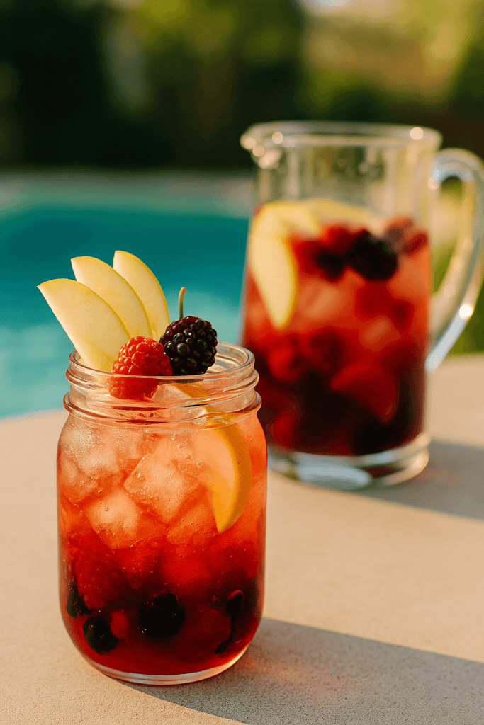 Berry Scotch Splash: a cocktail recipe for a crowd, with blended scotch whisky and Crème de Mûre
