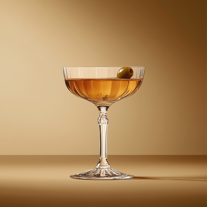 A photo of the Gin Whisperer cocktail containing Beefeater London Dry Gin, Noilly Prat Dry Vermouth in a Coupe.