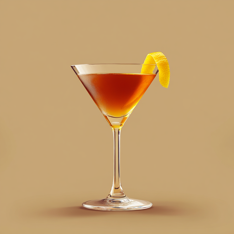 A photo of the Sir Walter Cocktail cocktail containing Planteray 3 Stars White Rum, Hennessy V.S. Cognac, Grand Marnier, Liber & Co. Real Grenadine, Freshly squeezed lemon juice, Angostura Aromatic Bitters in a Martini.
