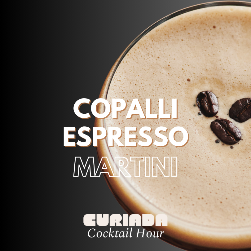 Copalli Espresso Martini: a rum espresso cocktail