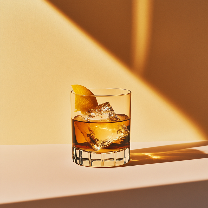 A photo of the Rusty Nail cocktail cocktail containing Compass Box Great King Street Artist's Blend Scotch, Drambuie Liqueur in a Old-Fashioned.