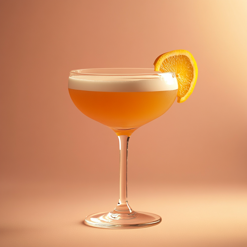 A photo of the Millionaire cocktail containing Savage & Cooke Cask Finished Bourbon, Giffard Triple Sec, Freshly squeezed lemon juice, Liber & Co. Real Grenadine, Fee Brothers Fee Foam Egg White Alternative in a Coupe.