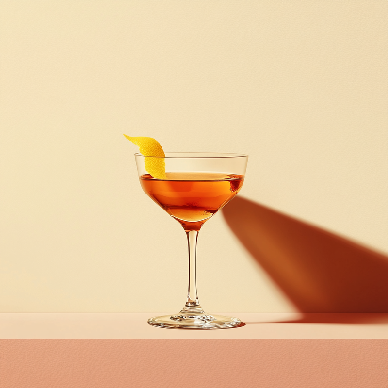 A photo of the Loud Speaker Cocktail cocktail containing Beefeater London Dry Gin, Hennessy V.S. Cognac, Giffard Triple Sec, Freshly squeezed lemon juice in a Coupe.