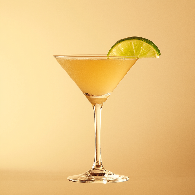 A photo of the Honey Breeze Martini cocktail containing Appleton Estate 8 Year Old Reserve Rum, Runny honey, Freshly squeezed lime juice, Chilled water in a Martini.