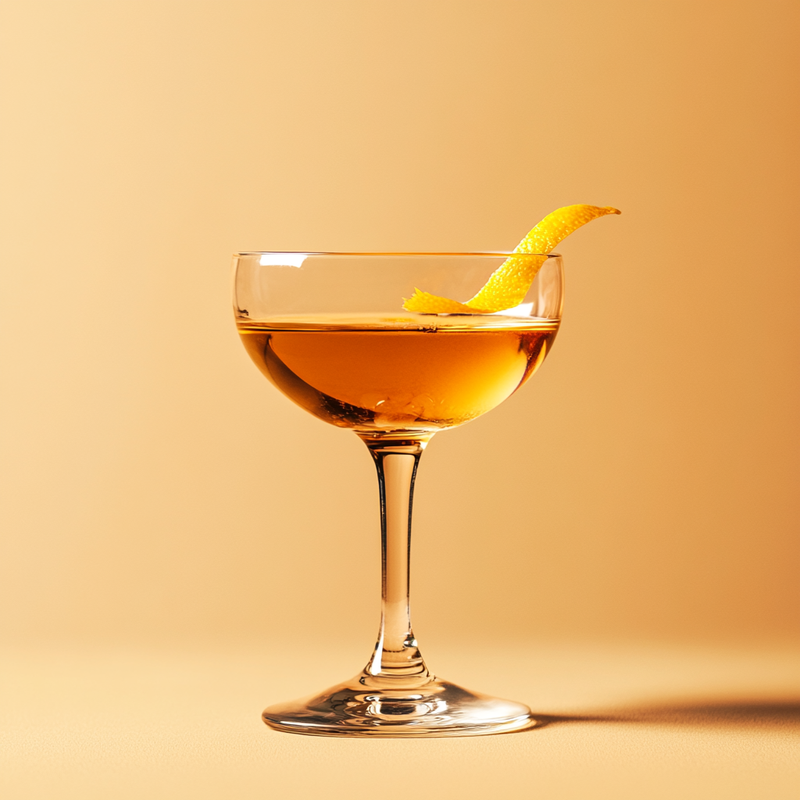 A photo of the The Golden Rye Manhattan cocktail containing Willett Family Estate Bottled 4 Year Rye, Chartreuse Yellow, Martini & Rossi Rosso Sweet Vermouth, Angostura Aromatic Bitters, Angostura Orange Bitters in a Coupe.