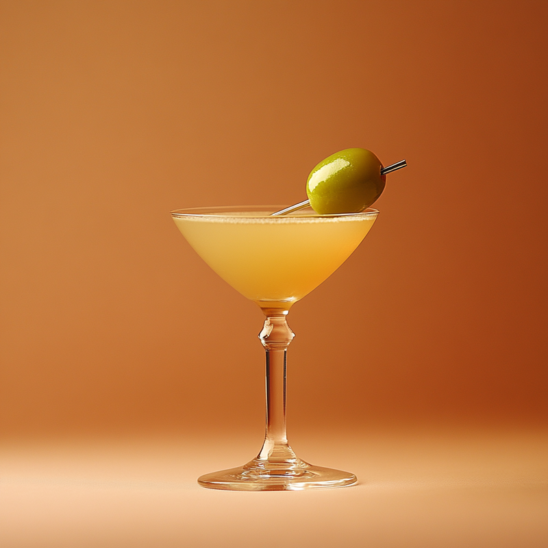 A photo of the Spicy Agave Rita cocktail containing Cazadores Añejo Tequila, Freshly squeezed lime juice, Giffard Triple Sec, AquaRiva Organic Agave Syrup in a Martini.