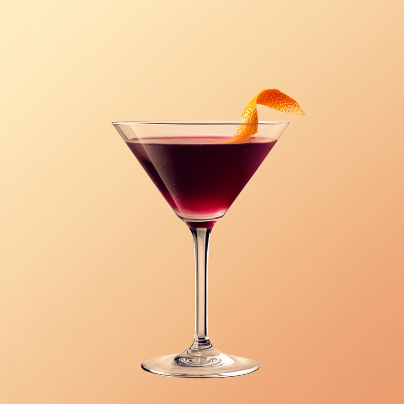 A photo of the Vodka Zest Martini cocktail containing Ketel One Vodka, Giffard Triple Sec, Cranberry juice, Freshly squeezed lime juice, LEJAY LAGOUTE Crème de Cassis in a Martini.